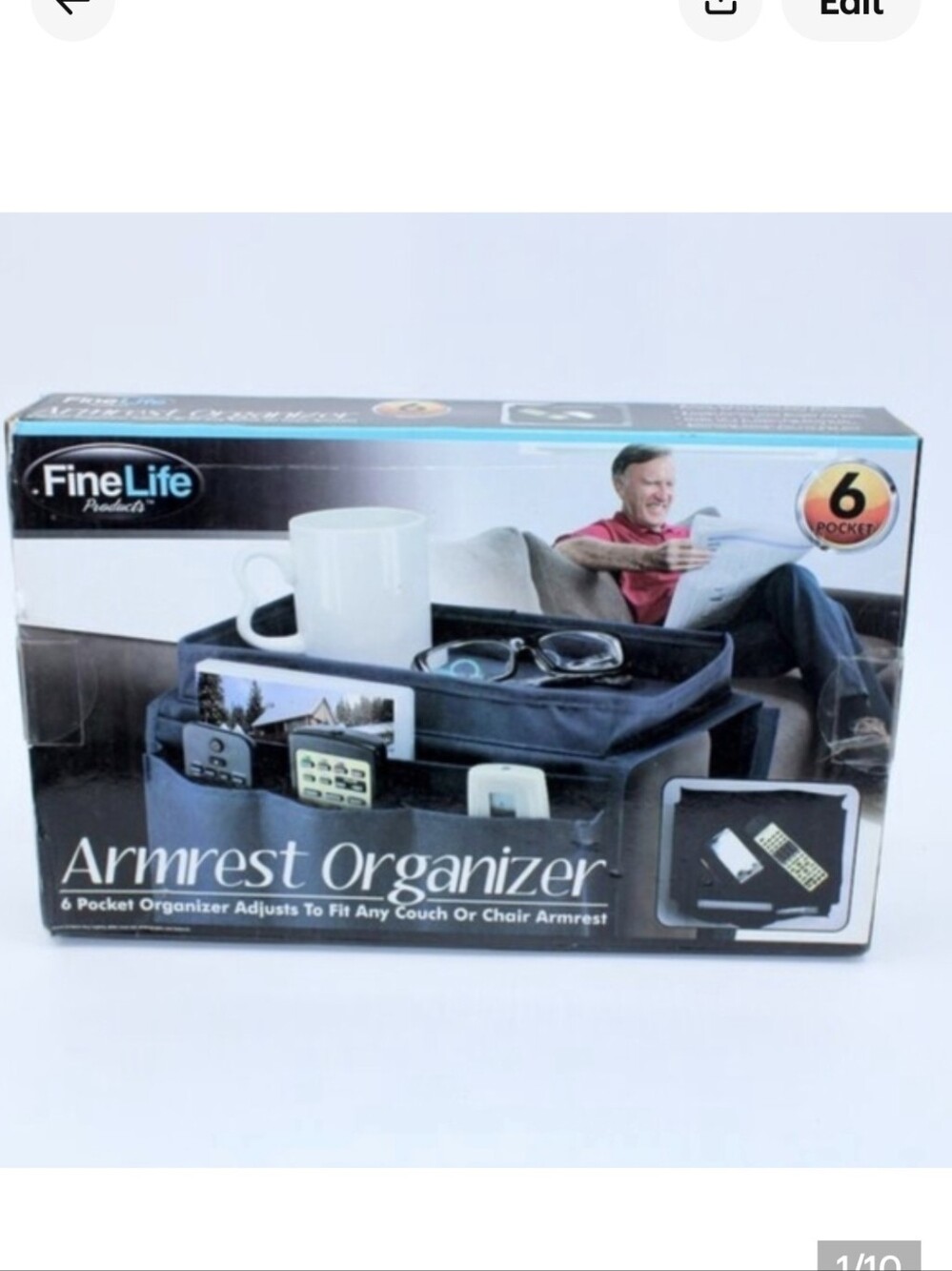 Sofa Armchair Armrest Organiser, New in box